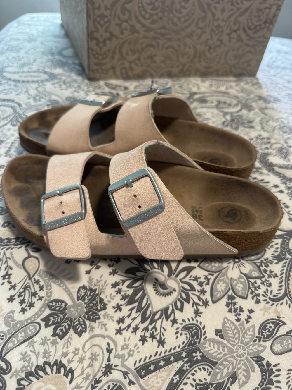 Birkenstock Arizona Double Buckle Sandals in Blush